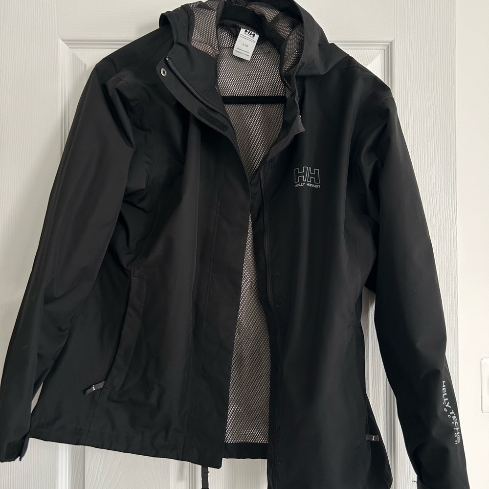 Helly Hansen Black Raincoat for Women L